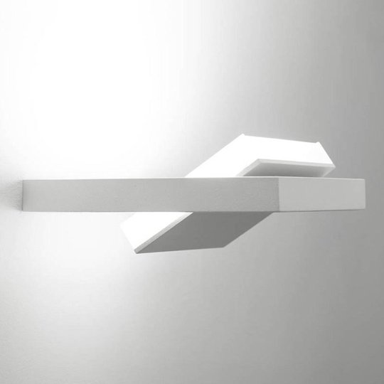 Tablet W1 -LED-seinävalaisin, 16 cm, valkoinen