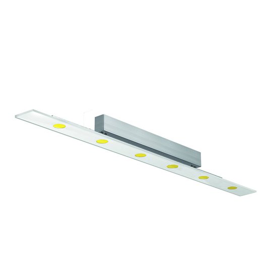 LED-kattovalaisin Sun, ESG-lasi 140 cm