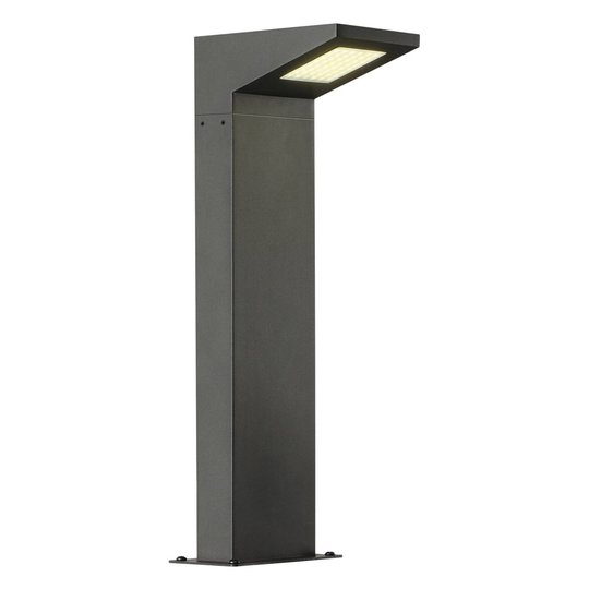 Futuristinen LED-pylväsvalaisin Iperi antrasiitti