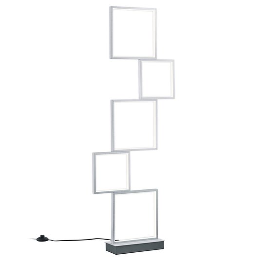 LED-lattiavalaisin Sorrento, harjattu alumiini