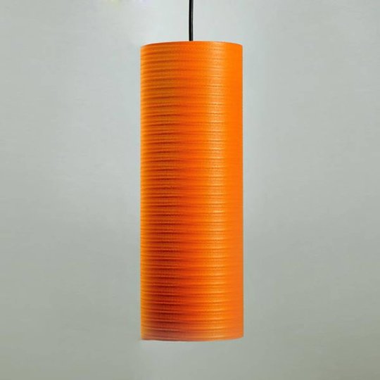 Tube-riippuvalaisin, 30 cm, oranssi