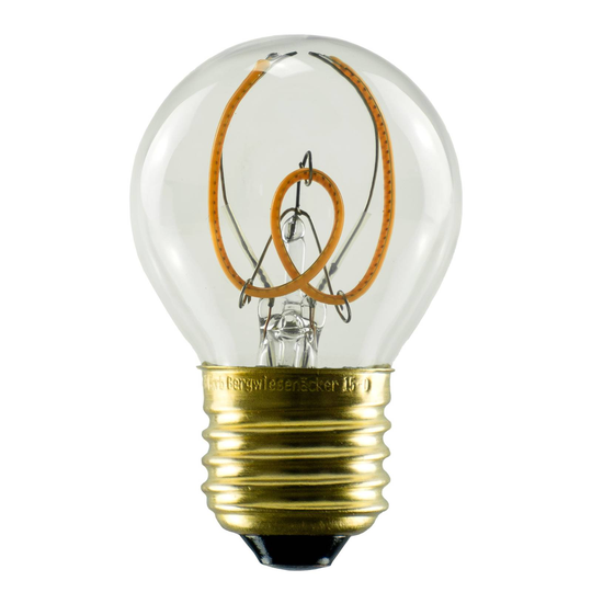 SEGULA LED-lamppu E27 3,2W 2200K himmen. kirkas