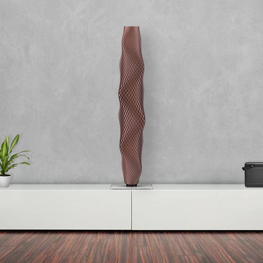 LED-lattiavalo Flechtwerk Kaktus 75 cm, kupari