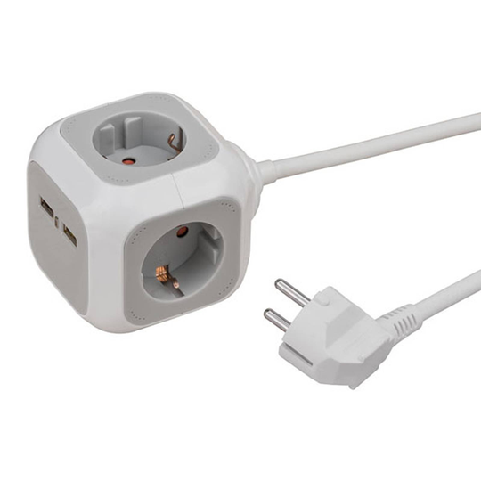 Pistokeblokki ALEA-Power, USB-laturi