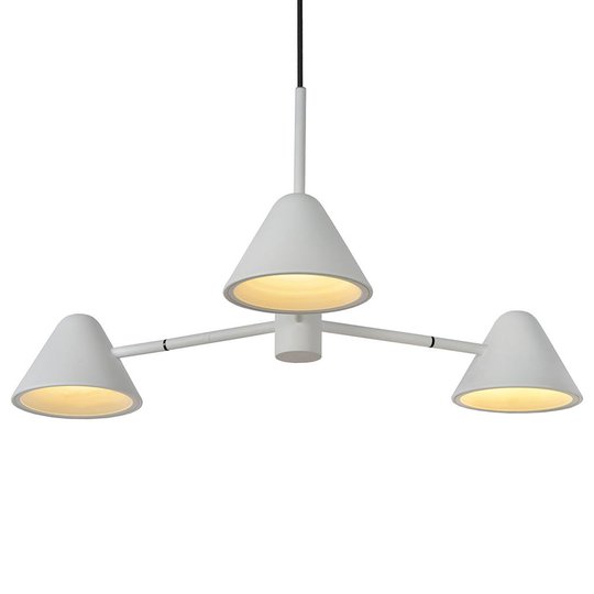 LED-riippuvalaisin Devon, valkoinen