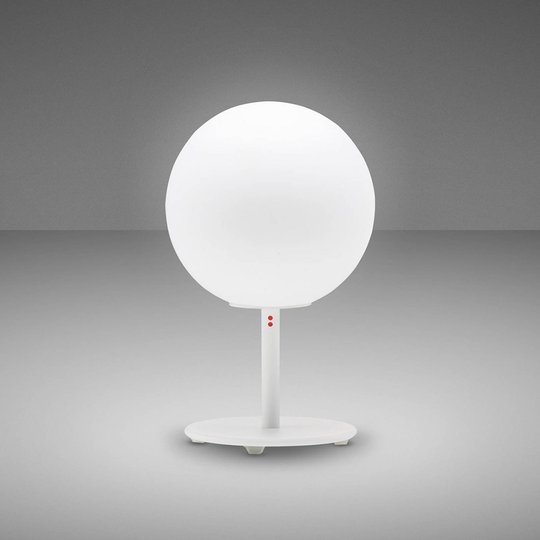 Fabbian Lumi Sfera -pöytävalaisin, pysty, Ø 14 cm