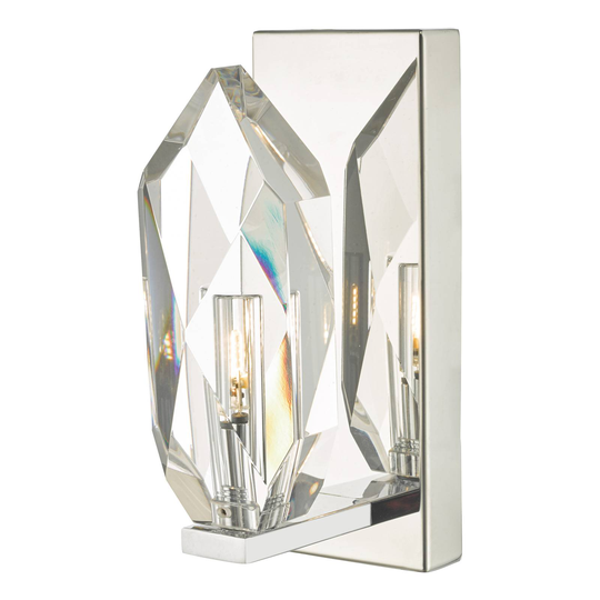 LED-seinävalo Crystal fasettihiottua kristallia