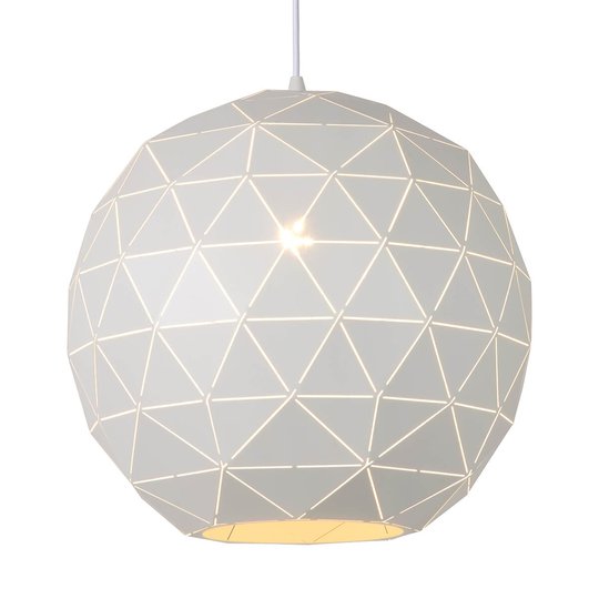 Riippuvalo Otona metallia, valkoinen Ø 40 cm