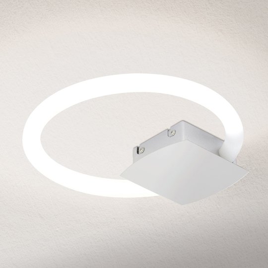 LED-kattovalaisin Karlsson, pyöreä, 26 cm