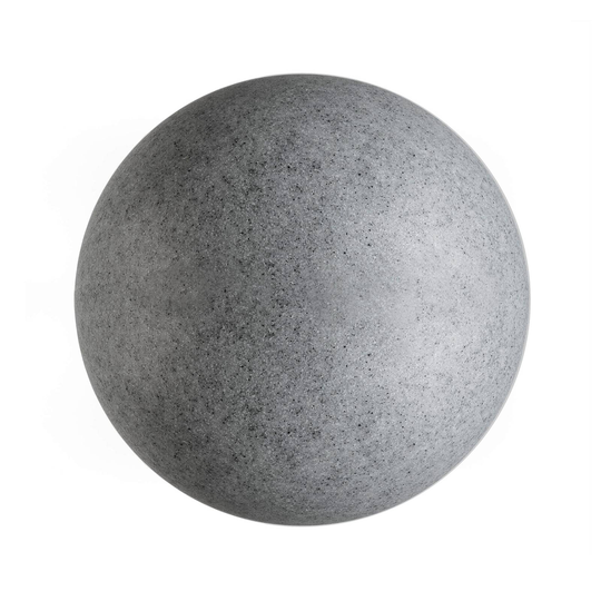 Ulkovalaisin, pyöreä, maapiikki, graniitti Ø 45 cm
