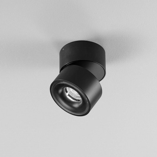 Egger Clippo -LED-kattospotti dim-to-warm musta