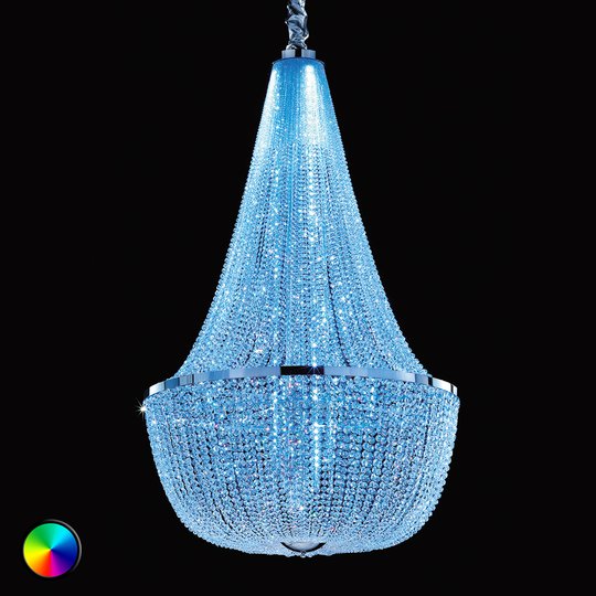 Upea kattokruunu Ilaria, RGB LED