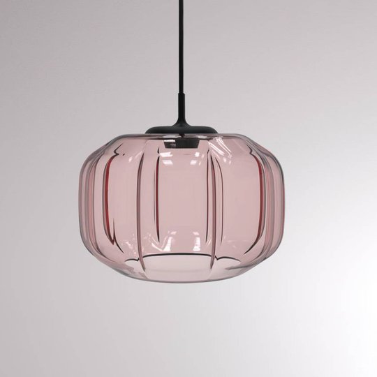 LOUM Fiori -LED-riippuvalaisin, roosa
