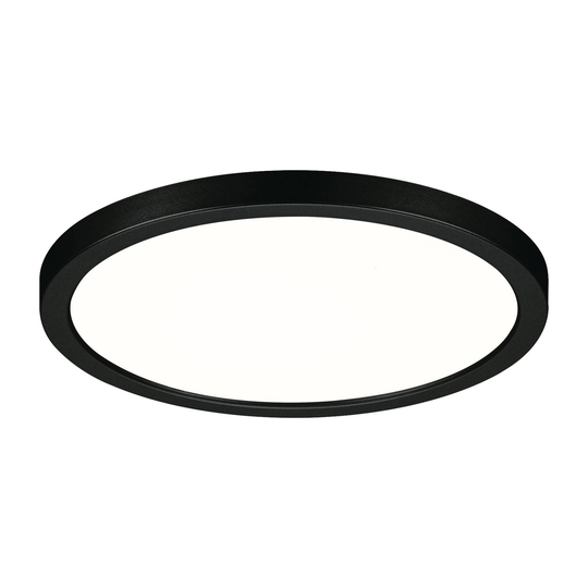 Paulmann Areo-LED-paneeli pyör musta 4000K Ø17,5cm
