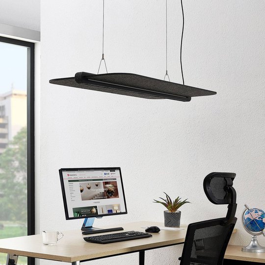 Arcchio Ameir toimiston LED-riippuvalaisin harmaa