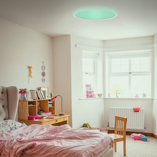 LED-paneeli Slim, ultraohut, pyöreä, RGB/W efekti