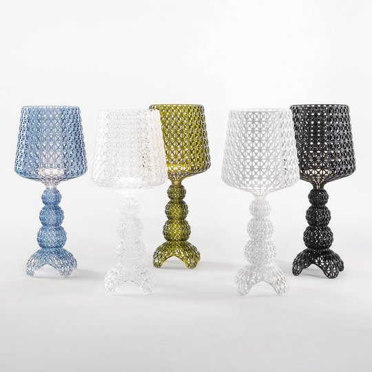 Kartell Mini Kabuki -LED-pöytälamppu, sininen