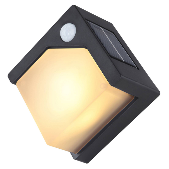 LED-aurinkoseinälamppu 36480 liiketunnistimella
