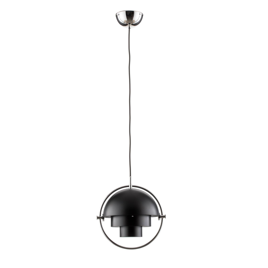 GUBI Multi-Lite -riippuvalo 25,5 cm kromi/musta