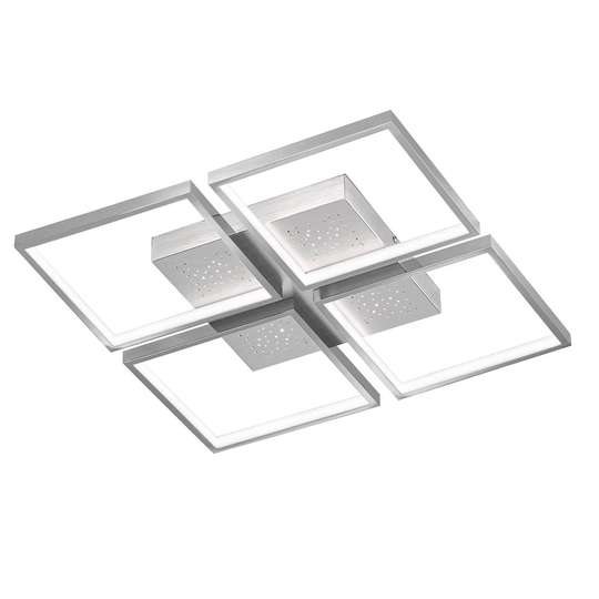 LED-kattovalaisin Pix, 4-lamppuinen, 54 x 54 cm