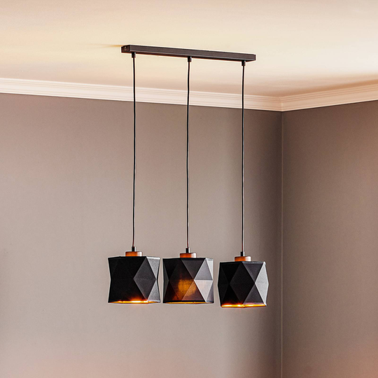 Riippuvalo Siro, 3-lamppuinen, pituus 60 cm