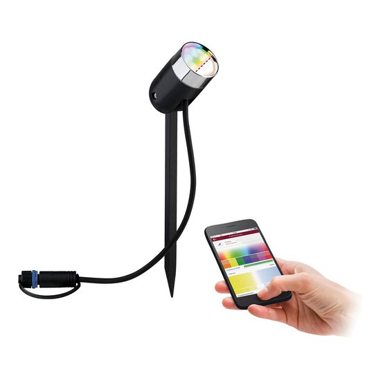 Paulmann Plug & Shine -spotti Pike, ZigBee, RGBW