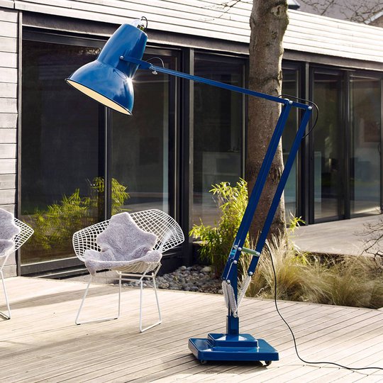 Anglepoise Original 1227 Giant -lattiavalo sininen