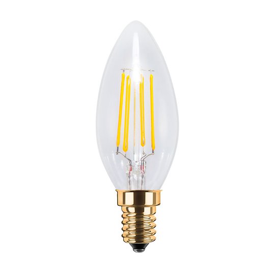 LED-kynttilälamppu E14 4W, 2 200K, 320 lm, kirkas