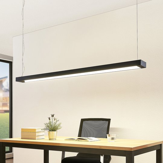 Arcchio Cuna -LED-riippuvalaisin, musta, 162 cm