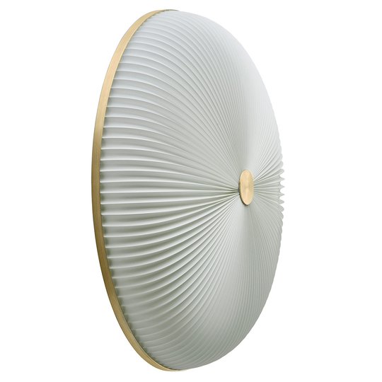 LE KLINT Lamella -seinälamppu, kullanvärinen 50 cm