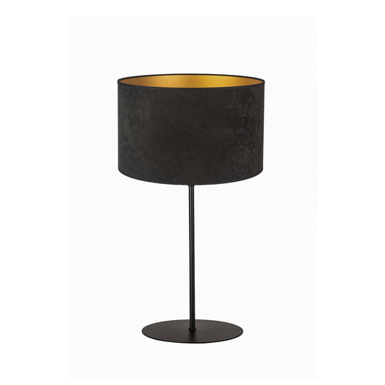 Pöytälamppu Golden Roller korkeus 50cm musta/kulta