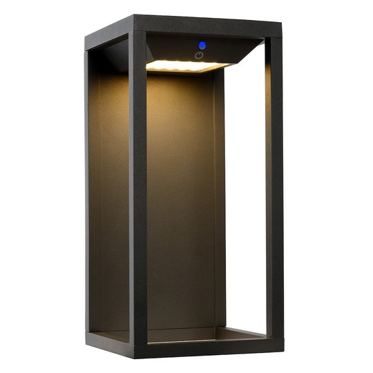 Aurinkokäyttöinen seinälamppu Tenso tunnistimella