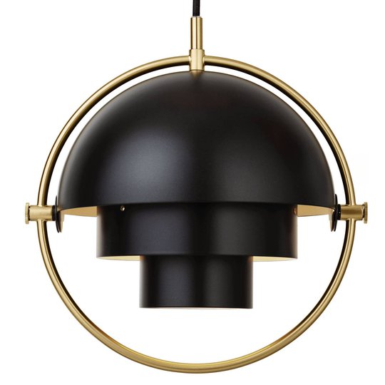 GUBI Multi-Lite -riippuvalo 25,5 cm messinki/musta