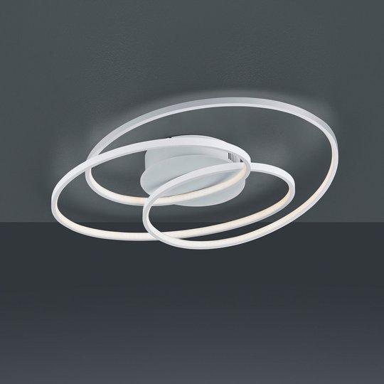 LED-kattovalaisin Gale, 60 cm, matta valkoinen