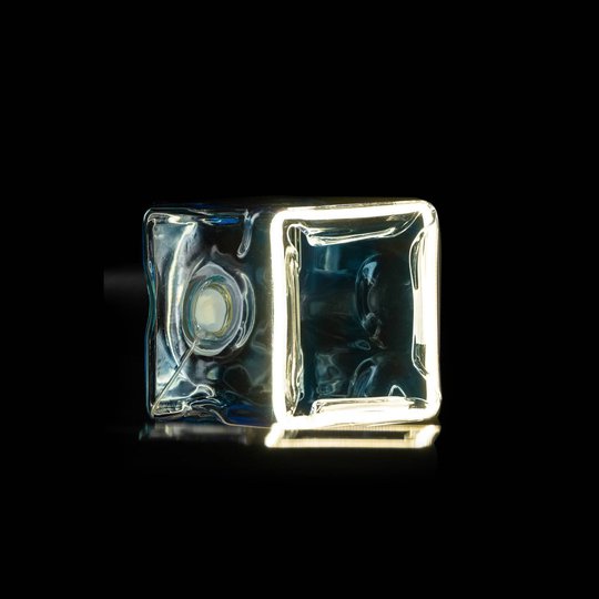 SEGULA LED Ice-Cube E27 8W 4000K vaaleansininen
