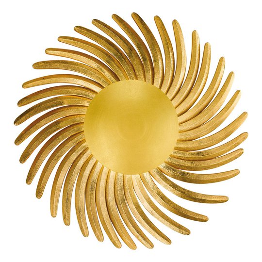 Lehtikullattu LED-seinävalaisin Shine LED