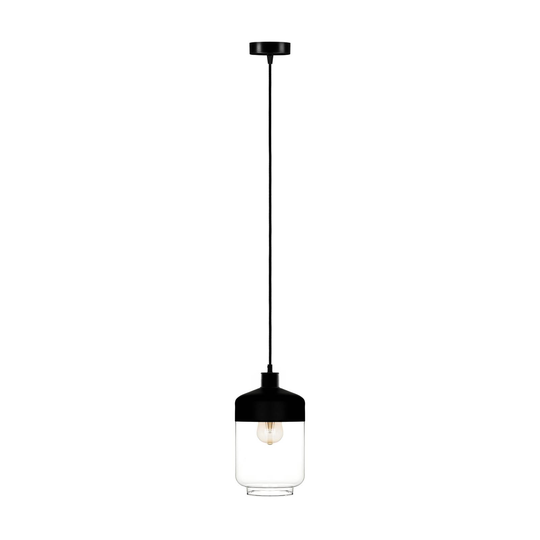 Monochrome Flash -riippuvalo kirkas/musta Ø 17 cm