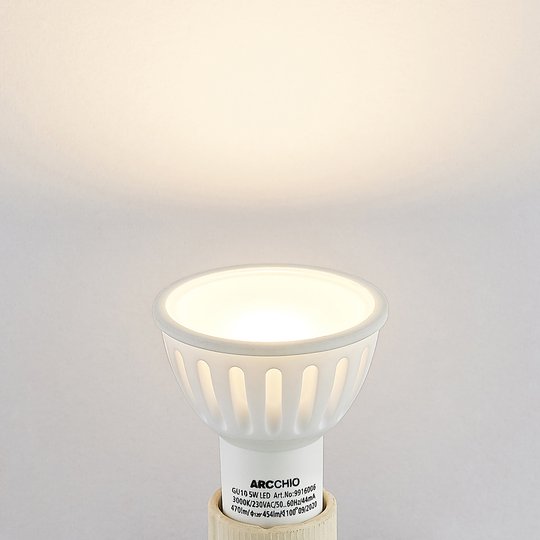 Arcchio-LED-heljastinlamppu GU10 100° 5W 3 000 K