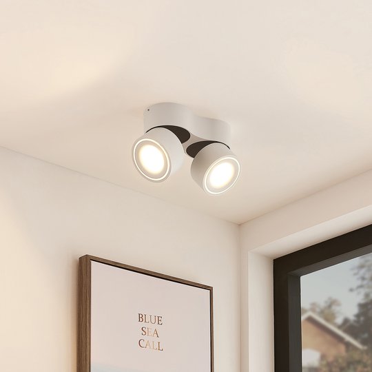 Arcchio Rotari -LED-kattokohdevalo, 2x8,9W