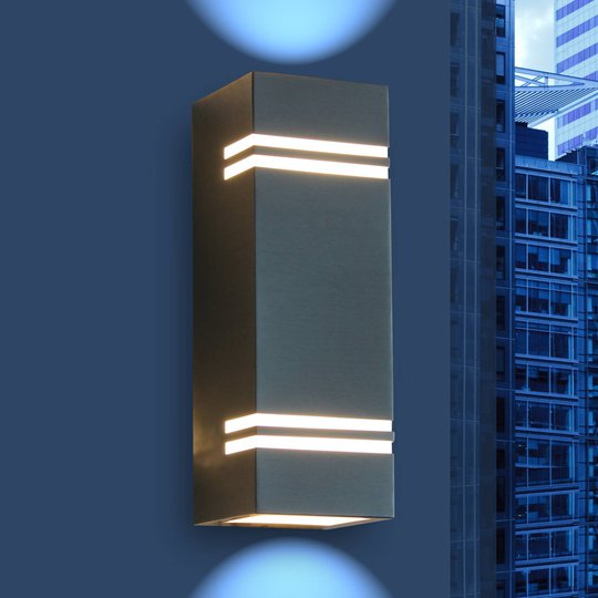 Moderni LED-ulkoseinävalaisin Stripes
