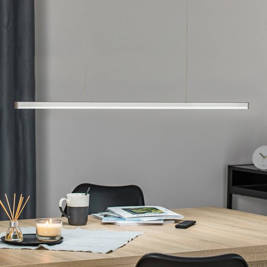 Orix-LED-riippuvalaisin, valkoinen, pituus 90 cm