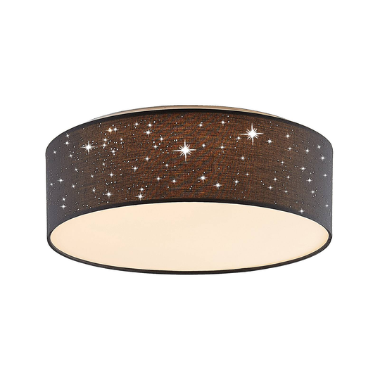 Lindby Ellamina -LED-kattovalo, 40 cm, tumman