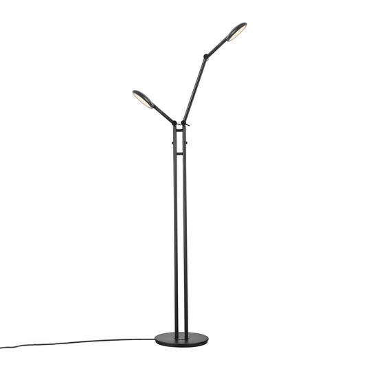 Bend-LED-lattiavalo, kosketushimmennin, 2 lamppua