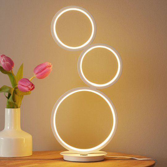 LED-pöytälamppu Vika, kosketushimmennys