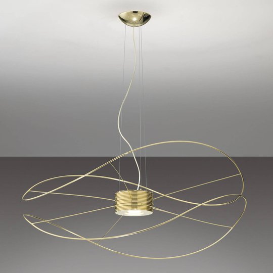 Hoops 2 -LED-riippuvalaisin, kulta
