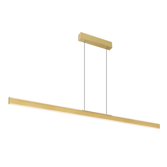 SLV One Linear -LED-riippuvalaisin 140cm, messinki