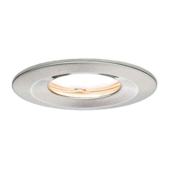 Paulmann LED-spotti Slim Coin himmennys IP65 rauta