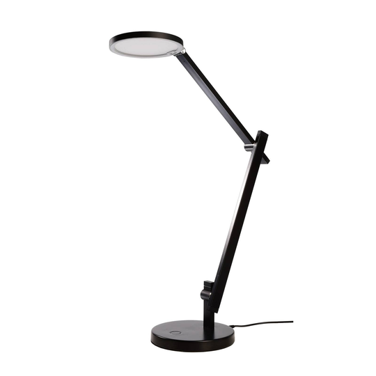 LED-työpöytälamppu Adhara 3-vaihehimmennys, musta