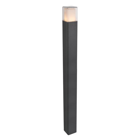 LED-pylväsvalaisin Dalia muovidiffuusorilla 110 cm