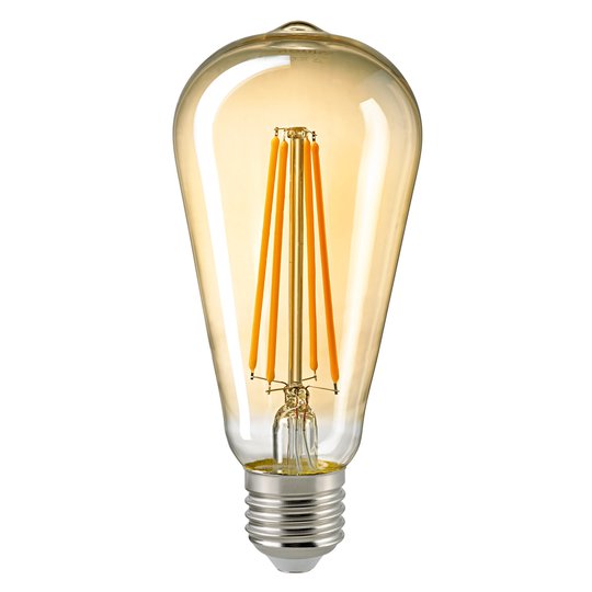 LED-lamppu E27 ST64 4,5W Filament Rustika gold